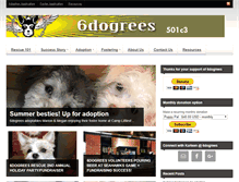 Tablet Screenshot of 6dogrees.com